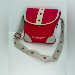 American Girl Place Child Bag 8X9" Cotton Purse Crossbody